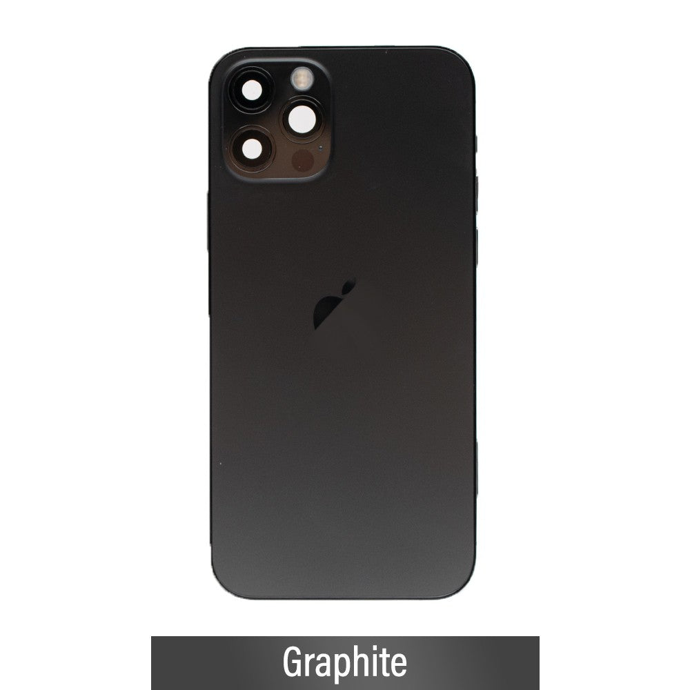 Rear Housing with Full Set Parts for iPhone 12 Pro-Graphite (Purple) Rear Housing with Full Set Parts for iPhone 12 Pro-Graphite (Purple)